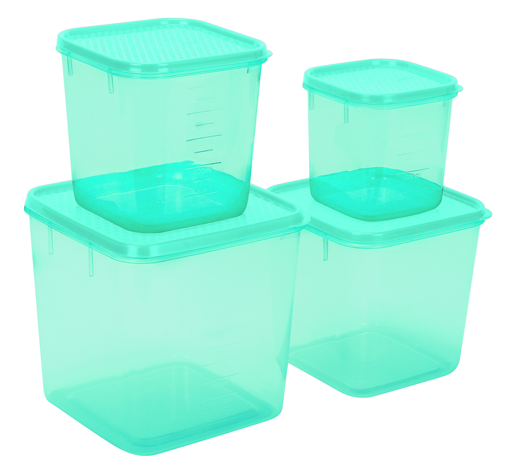 Polka Container Set 401 - 404 (4 Pcs Set) (20 Set Pk)